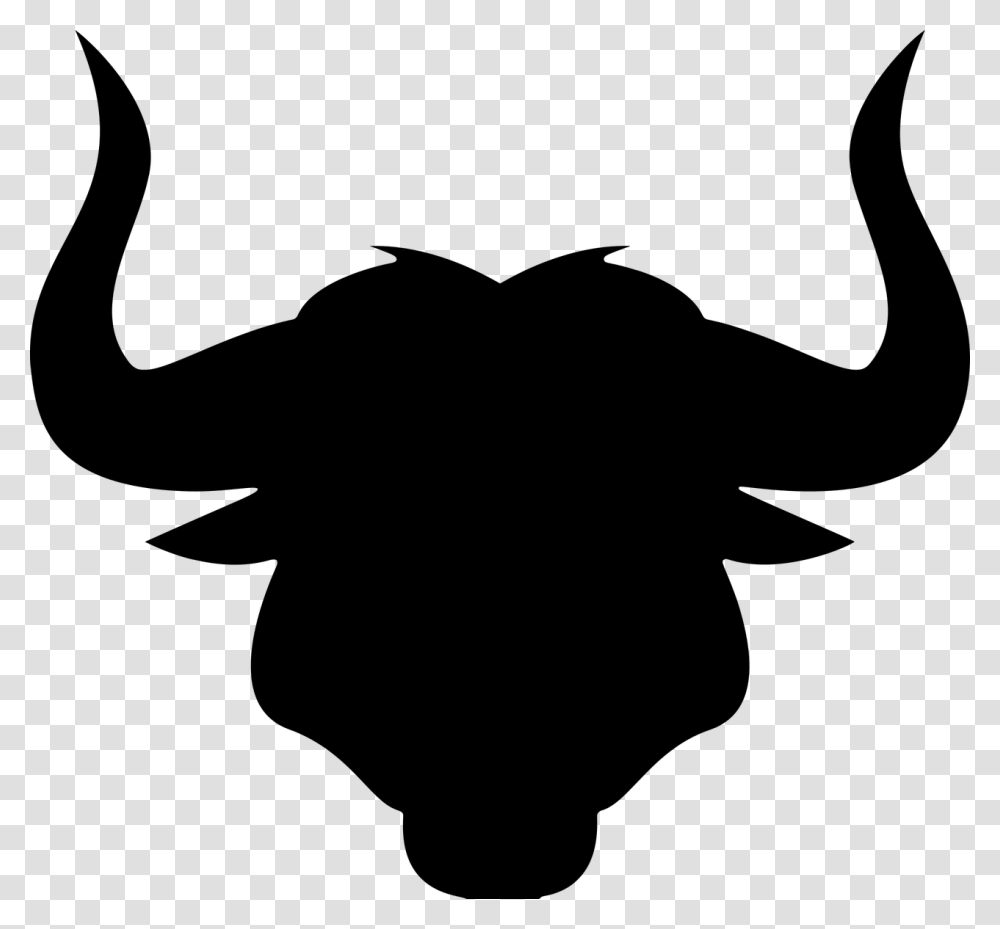 Cattle Bull Silhouette Clip Art Bull Silhouette Clip Art, Gray, World Of Warcraft Transparent Png