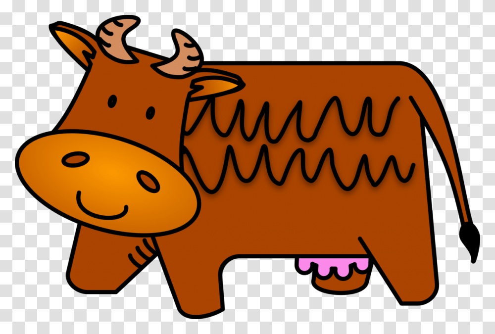 Cattle Cartoon Download, Label, Animal, Spiral Transparent Png