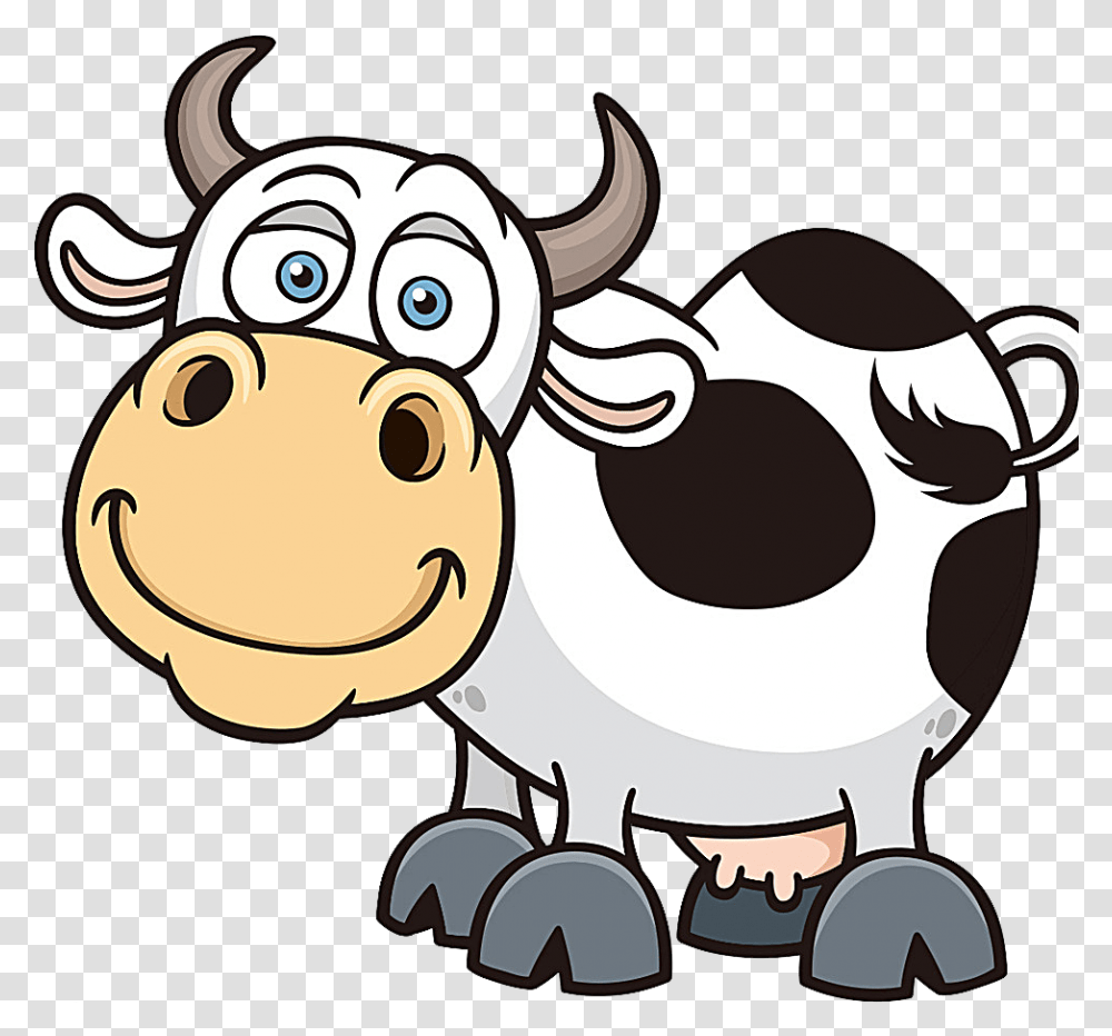 Cattle Cartoon Royalty Free Clip Art Cartoon Cow, Mammal, Animal, Dairy Cow Transparent Png