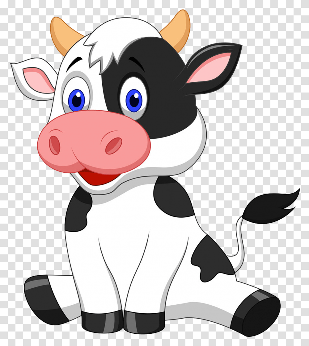 Cattle Cartoon Stock Photography, Mammal, Animal, Cow, Calf Transparent Png