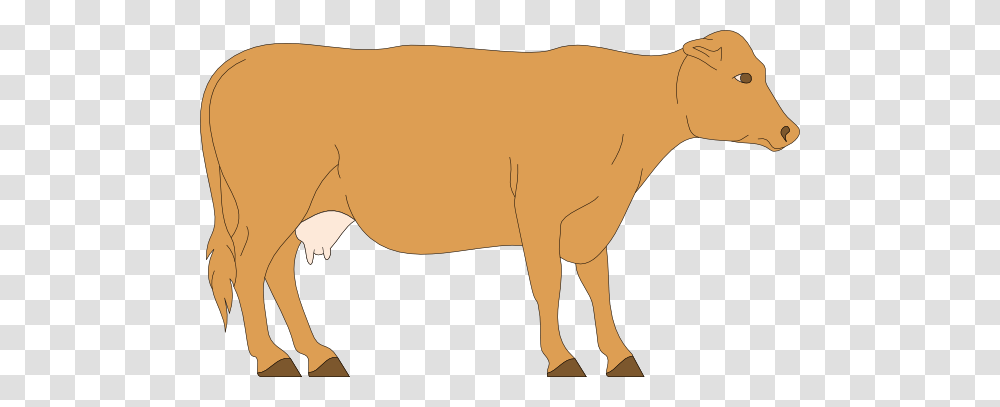 Cattle Clipart Brown Cow, Bull, Mammal, Animal, Ox Transparent Png