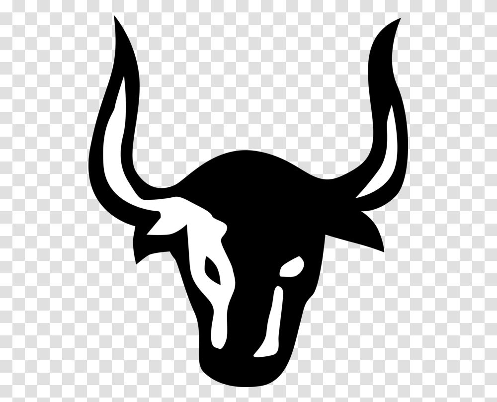 Cattle Computer Icons Bull Silhouette, Stencil Transparent Png