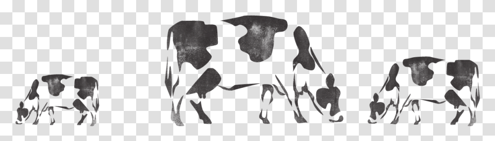 Cattle Dairy Cow, Silhouette, Hand, Stencil, Animal Transparent Png
