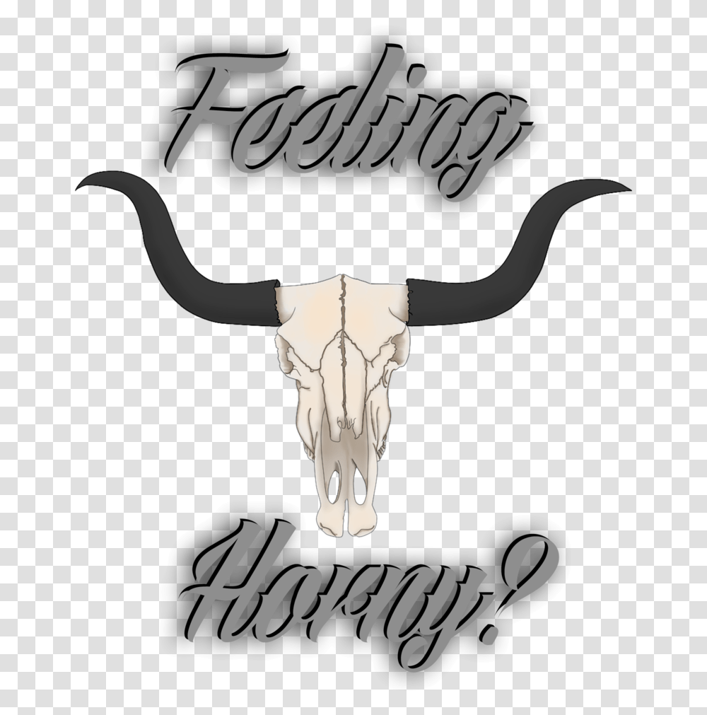 Cattle Logo Antler Brand Font Texas Longhorn, Mammal, Animal, Bull Transparent Png