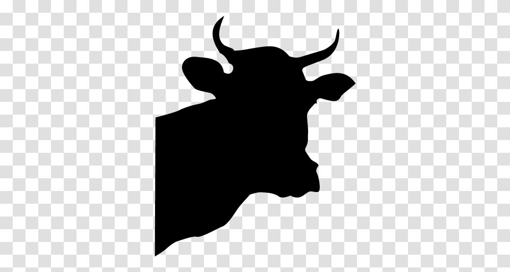 Cattle The Laughing Cow Logo Kiri Cow Head Silhouette, Gray, World Of Warcraft Transparent Png