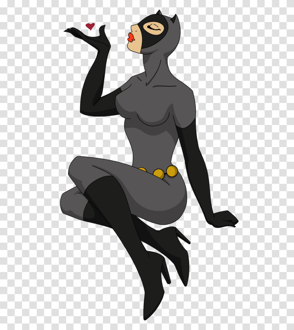 Catwoman Batman Batgirl Cartoon Animation Animated Catwoman, Back, Underwear, Swimwear Transparent Png