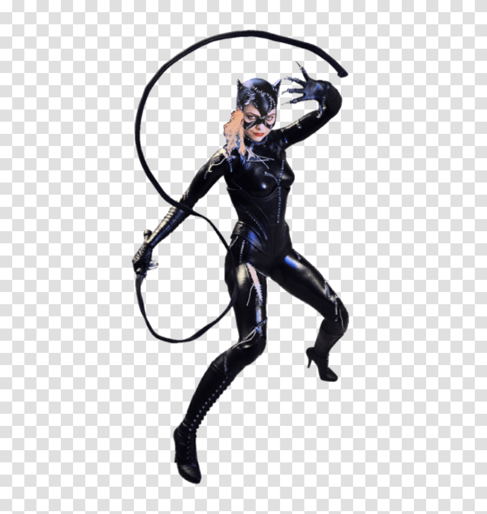 Catwoman Clipart, Person, Human, Whip, Leisure Activities Transparent Png