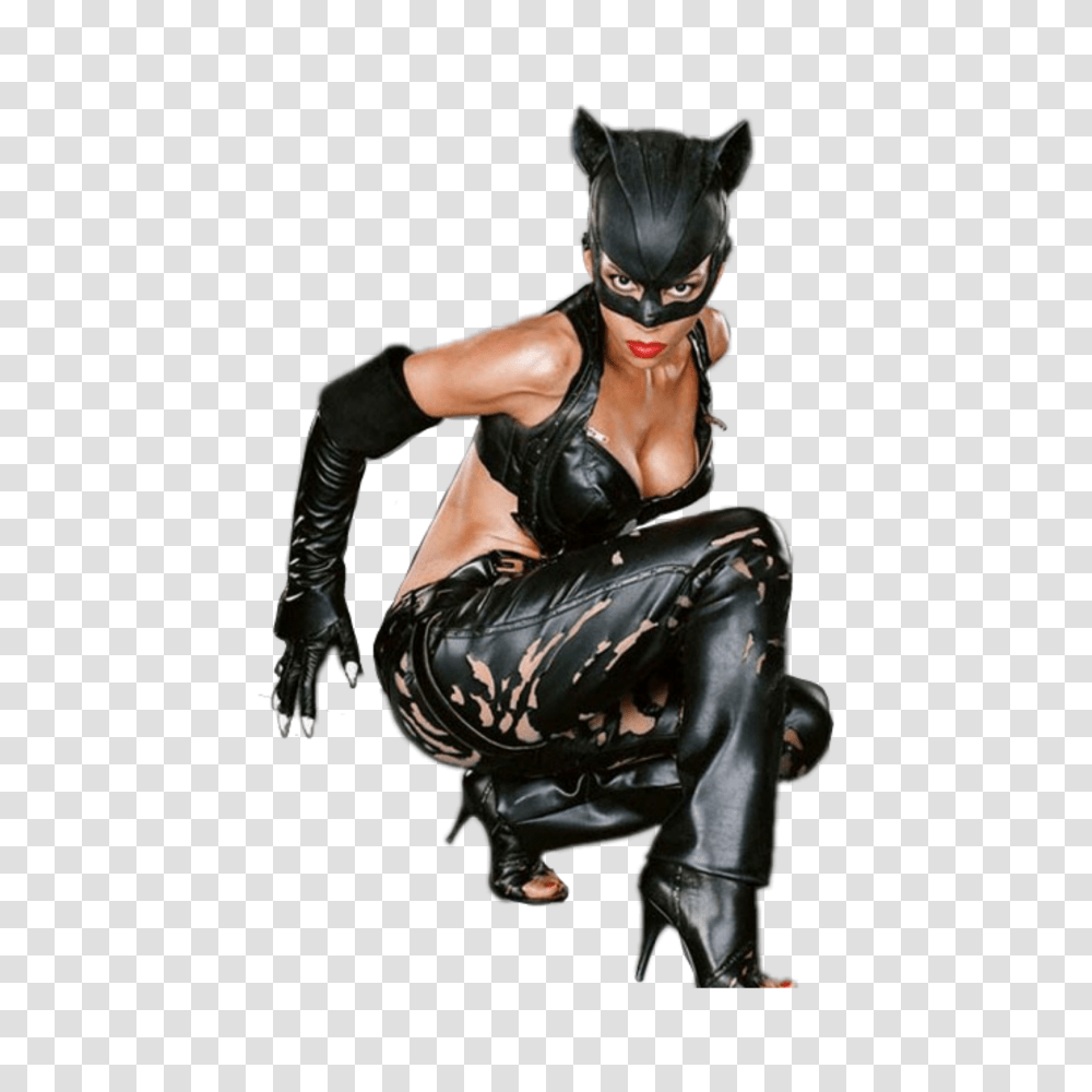 Catwoman, Costume, Spandex, Head, Person Transparent Png