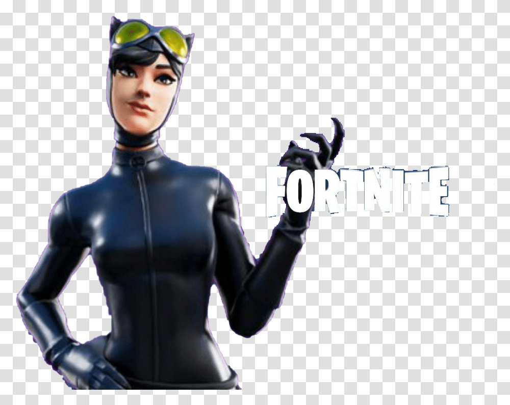 Catwoman Fortnite Photo Fortnite Catwoman, Person, Head, Goggles, Accessories Transparent Png