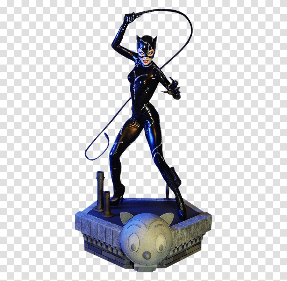 Catwoman Michelle Pfeiffer Whip, Toy, Latex Clothing, Person, Human Transparent Png