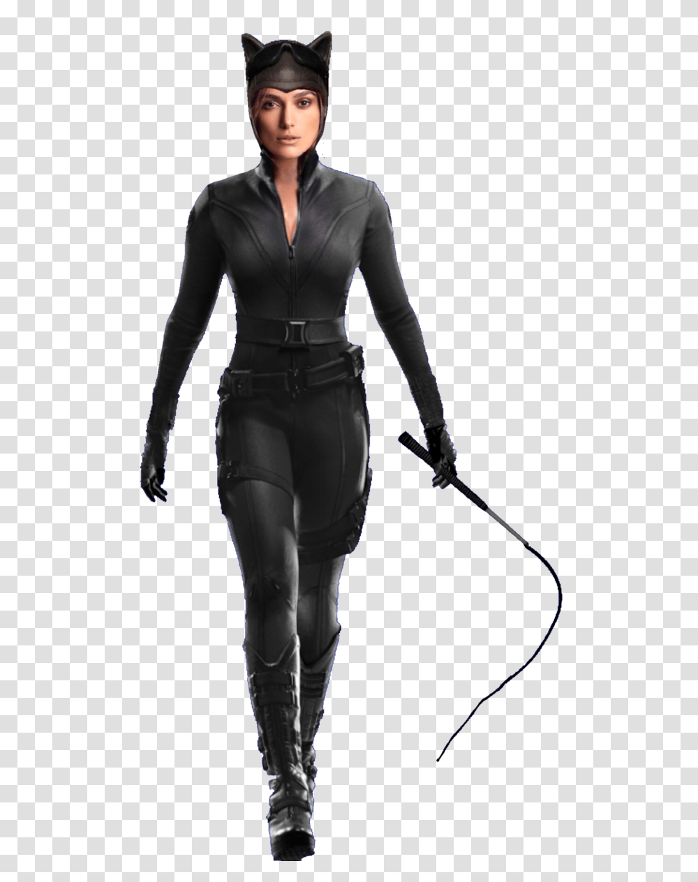 Catwoman Photo, Person, Long Sleeve, Spandex Transparent Png
