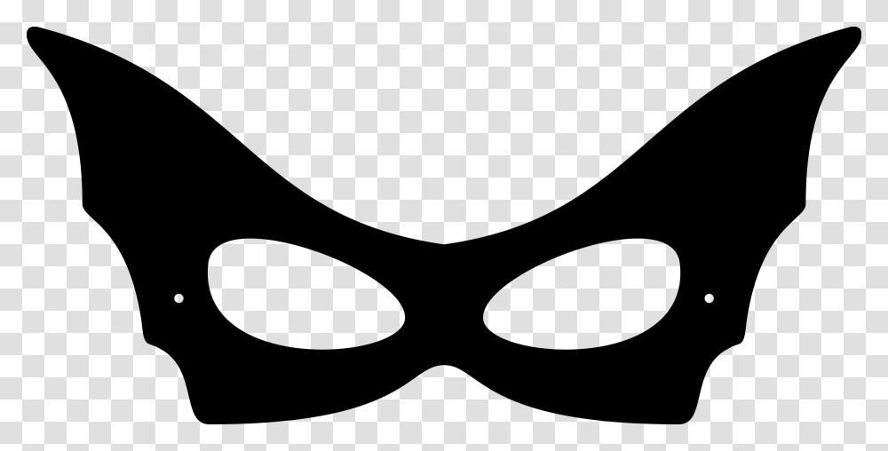 Catwoman Printable Bat Girl Mask, Stencil, Spoon, Cutlery, Texture Transparent Png