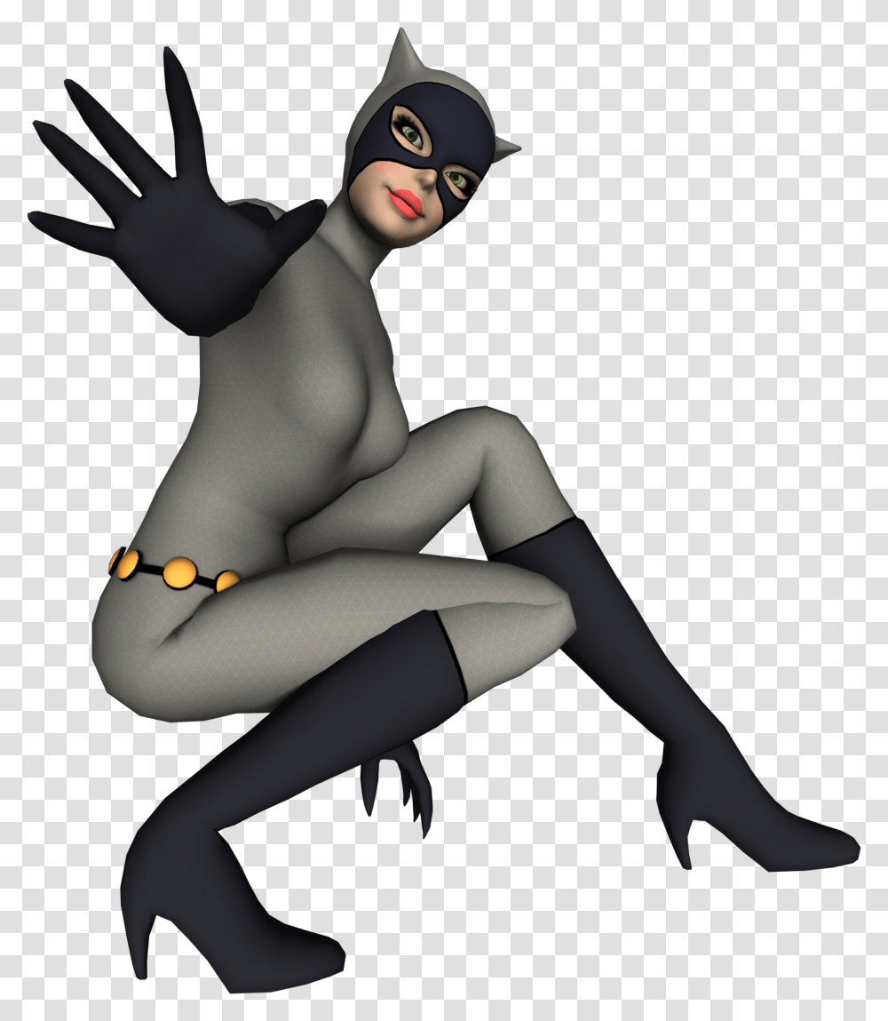 Catwoman Render 01 By Dazzyallen Catwoman Render, Person, Human, Apparel Transparent Png