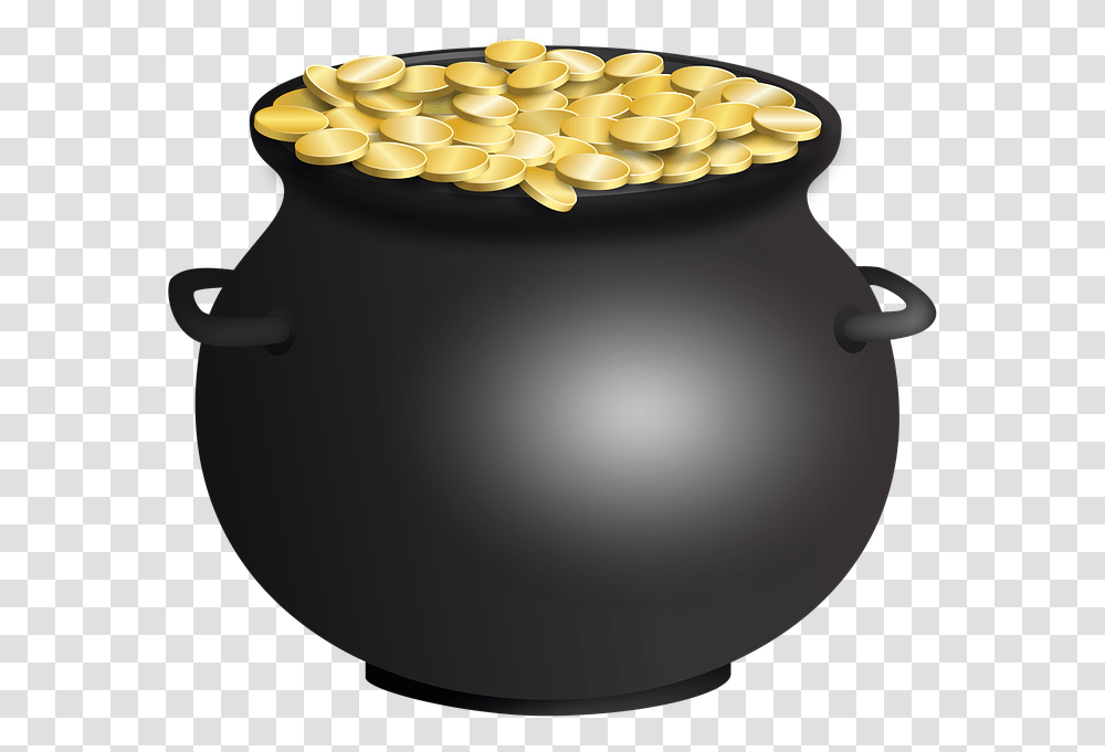 Cauldron Background Pot Of Gold Clipart, Lamp, Jar, Pottery, Urn Transparent Png