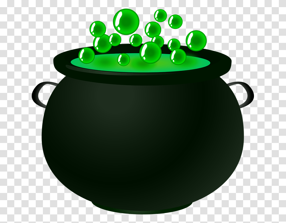 Cauldron, Fantasy, Green, Plant, Birthday Cake Transparent Png