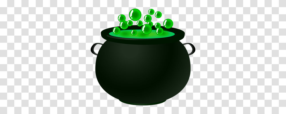 Cauldron, Fantasy, Green, Pottery, Plant Transparent Png