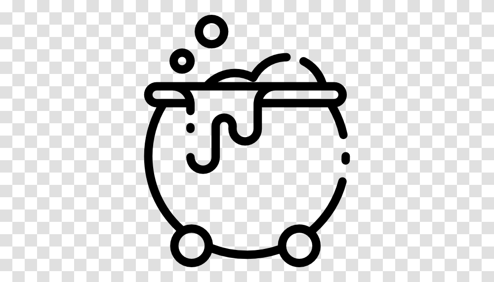 Cauldron Icon, Stencil, Lawn Mower, Tool, Logo Transparent Png