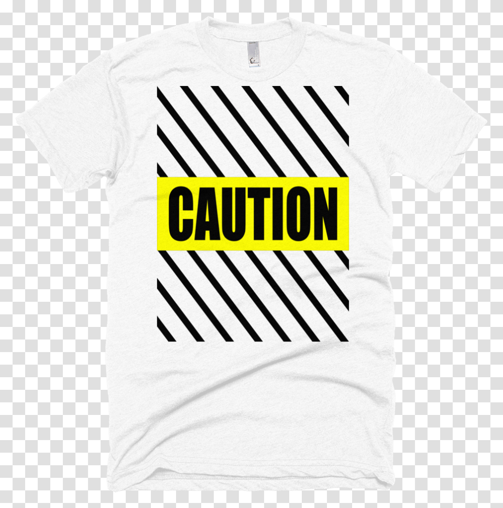 Caution Active Shirt, Apparel, T-Shirt, Person Transparent Png