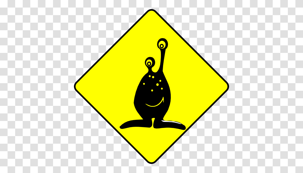 Caution Alien Clipart, Bird, Animal, Sign Transparent Png