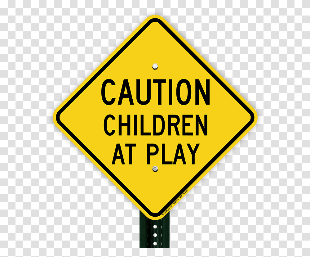 Caution Children At Play Aluminum Property Sign Turn Around Dont Drown, Road Sign, Stopsign Transparent Png