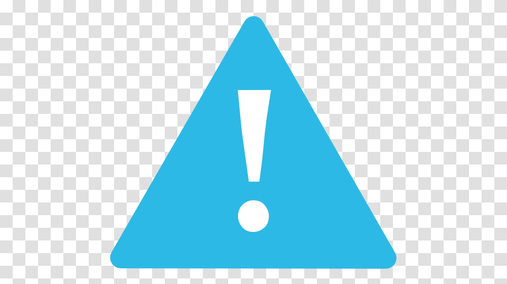 Caution Clipart Blue, Triangle Transparent Png