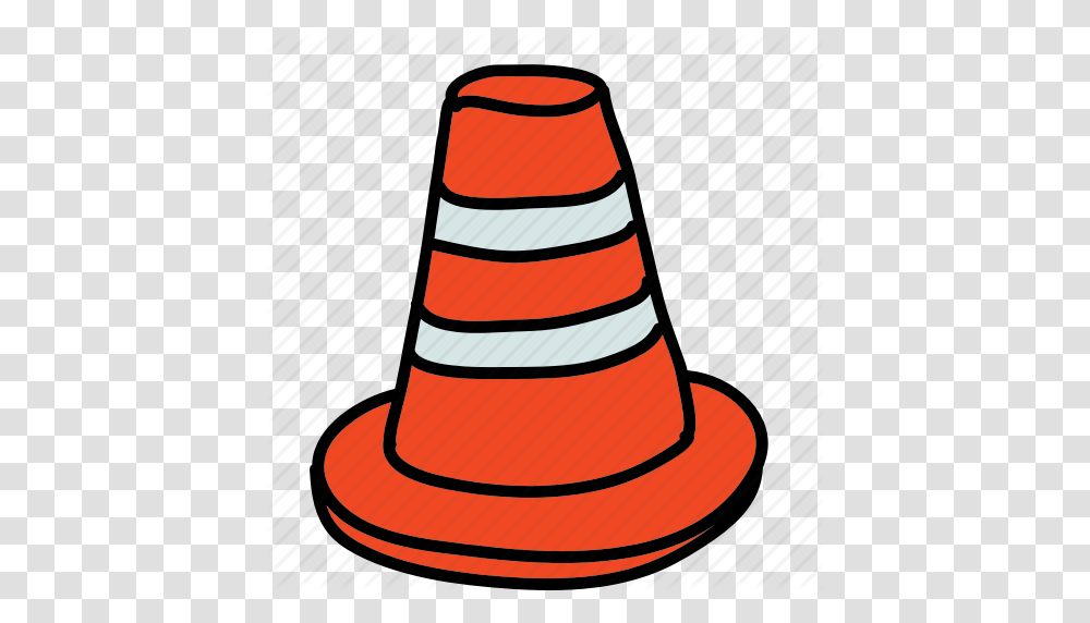 Caution Cone Road Safety Street Tools Icon Transparent Png