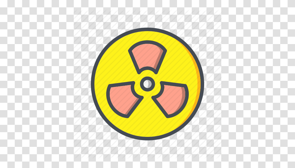 Caution Danger Nuclear Radiation Radioactive Icon, Reel Transparent Png