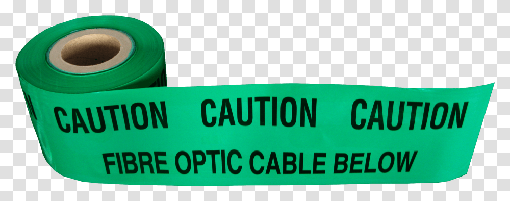 Caution Fibre Optic Cable Below Tape 365m X 150mm Label, Word, Alphabet Transparent Png