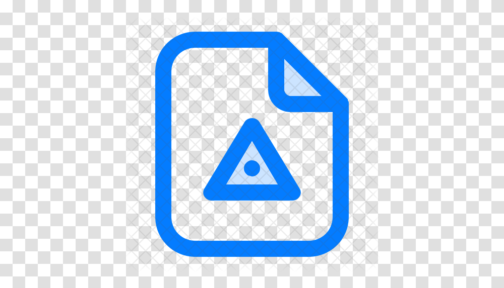 Caution File Icon Icon New Document Office, Triangle, Symbol, Sign Transparent Png
