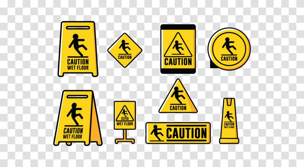 Caution Free Vector Art, Sign, Road Sign, Vehicle Transparent Png