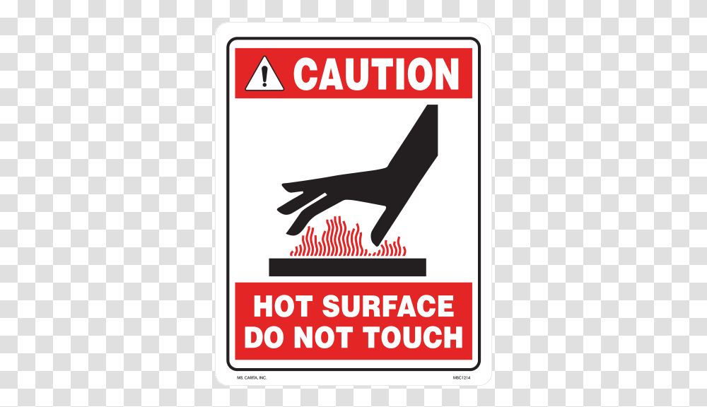 Caution Hot Surface Do Not Touch Industrial Styrene, Advertisement, Poster, Flyer, Paper Transparent Png