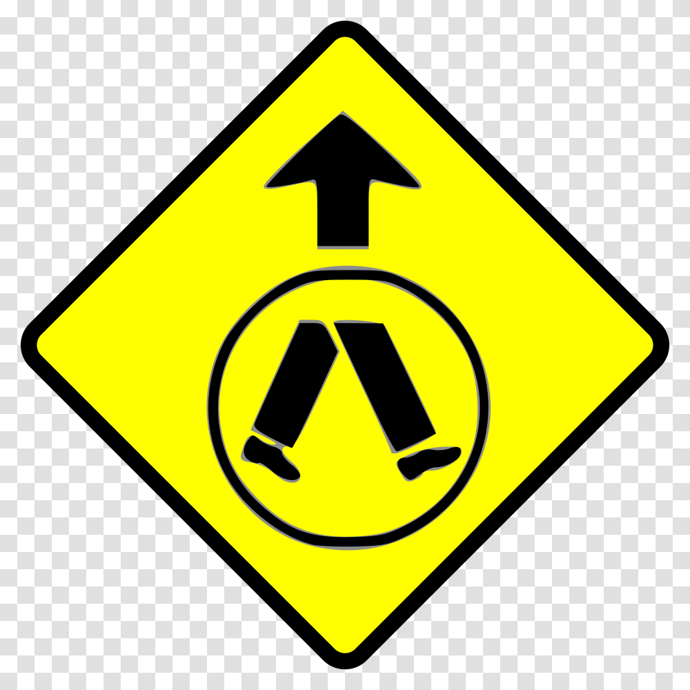 Caution Pedestrian Crossing Clip Arts Pedestrian Crossing Road Sign Australia Transparent Png