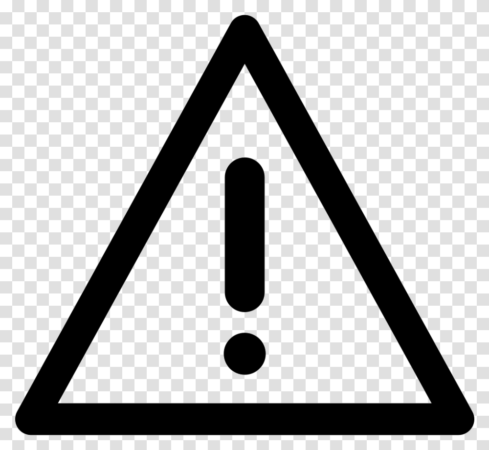 Caution Sign Exclamation Mark Triangle, Road Sign Transparent Png