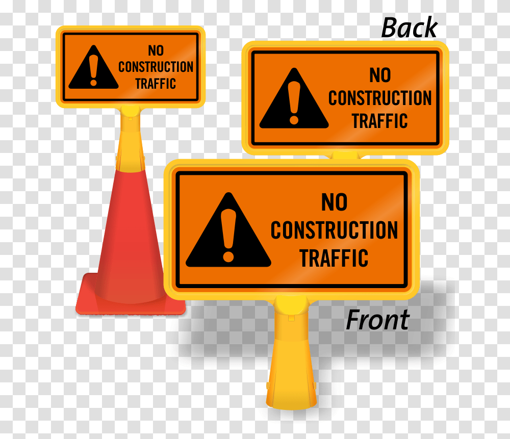 Caution Sign Icy Conditions, Road Sign Transparent Png