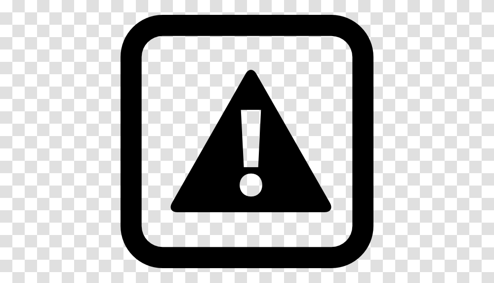 Caution Sign Of A Exclamation Symbol In A Triangle Inside, Road Sign, Lamp Transparent Png