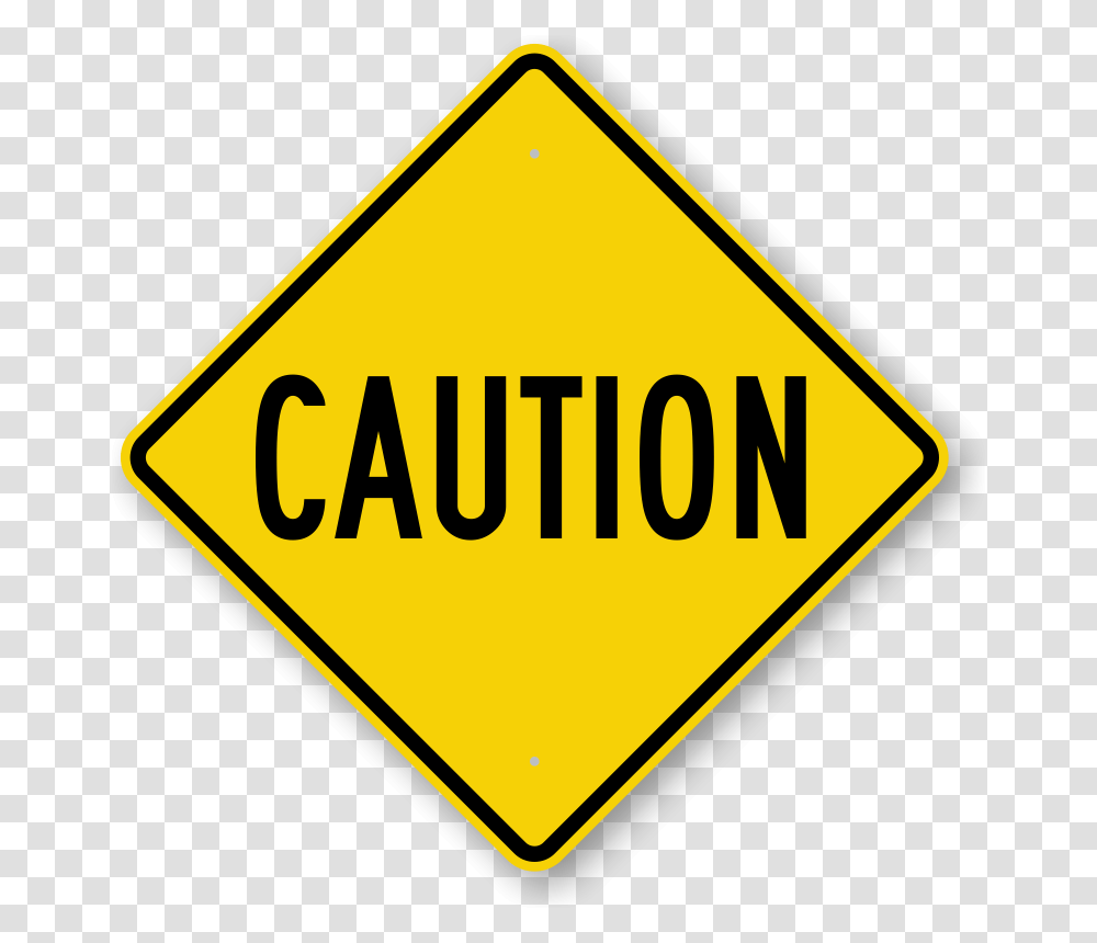 Caution Signs Free Downloadable Pdfs Or Durable Factory Direct, Road Sign, Stopsign Transparent Png