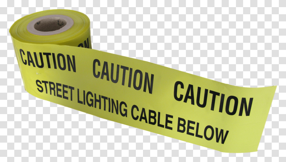Caution Street Lighting Cable Below Tape 365m X 150mm Warning On Cigarette Packs, Sign Transparent Png