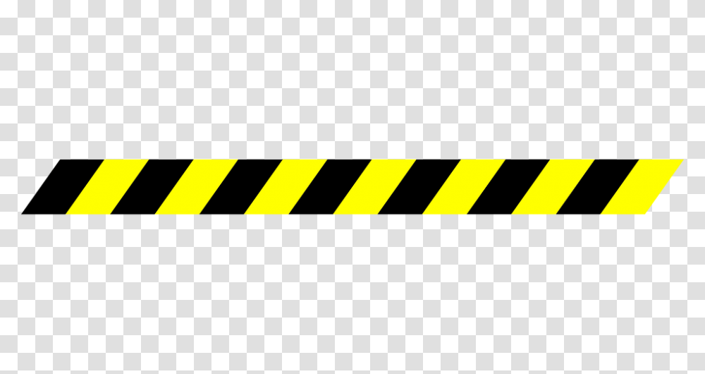 Caution Tape Stripes, Fence, Stick, Tool, Tarmac Transparent Png