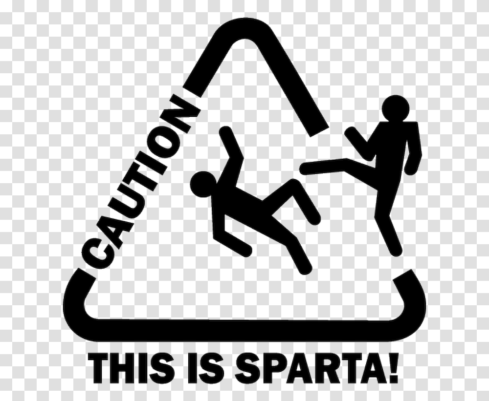 Caution This Is Sparta, Person, Human, Electronics Transparent Png