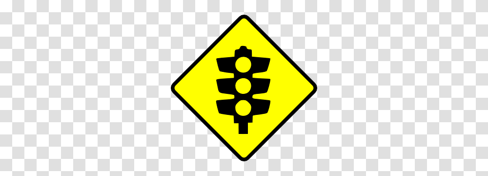 Caution Traffic Lights Clip Art, Sign, Road Sign Transparent Png
