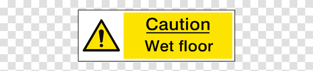 Caution Wet Floor Hazard Sign Caution This Machine Is Automatic, Label, Number Transparent Png