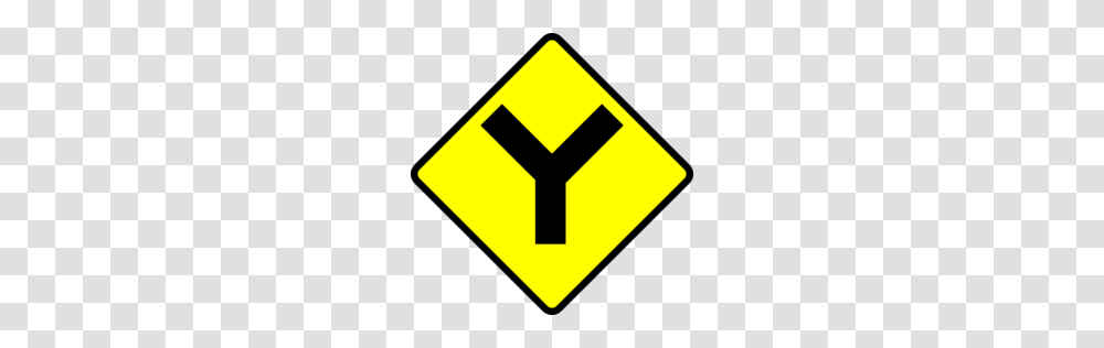 Caution Y Road Clipart, Sign, Road Sign Transparent Png