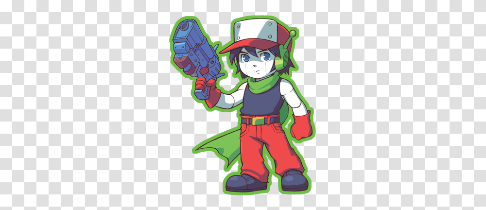 Cave For Nintendo Switch Main Character From Cave Story, Costume, Elf, Book, Person Transparent Png
