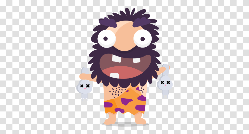 Cave Man Emoticon Emoji Sticker Fictional Character, Face, Performer, Art, Graphics Transparent Png