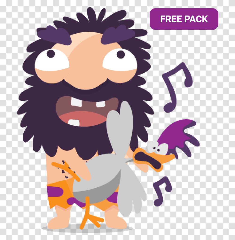 Cave Man Free Stickers Pack Cave Emoji, Poster, Advertisement Transparent Png