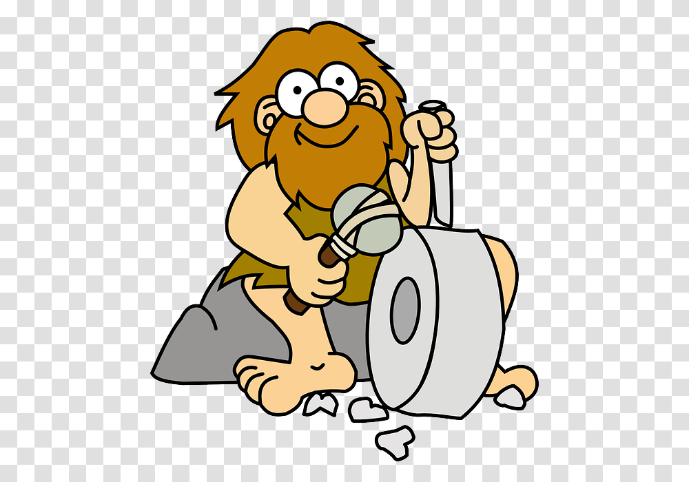 Caveman Primeval Primitive Man Person Inventor The Inventor, Musical Instrument, Gong, Performer, Musician Transparent Png