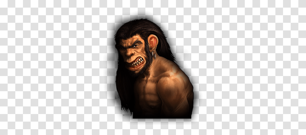 Caveman Uakari, Face, Person, Human, Skin Transparent Png