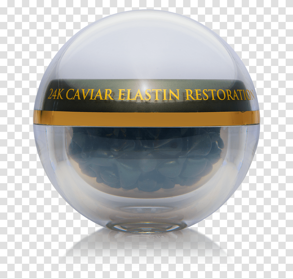 Caviar Elastin Restoration Paperweight, Sphere, Helmet, Clothing, Apparel Transparent Png