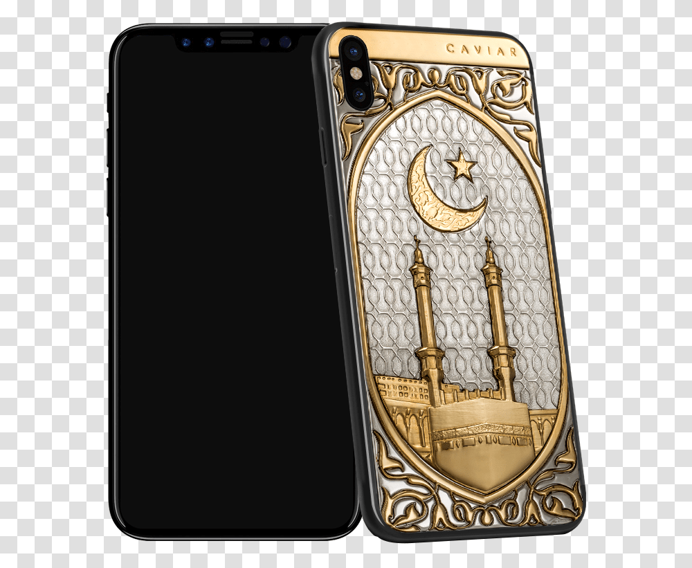 Caviar Iphone X Mekka Gold Price Of Iphone X In Naira, Mobile Phone, Logo, Emblem Transparent Png