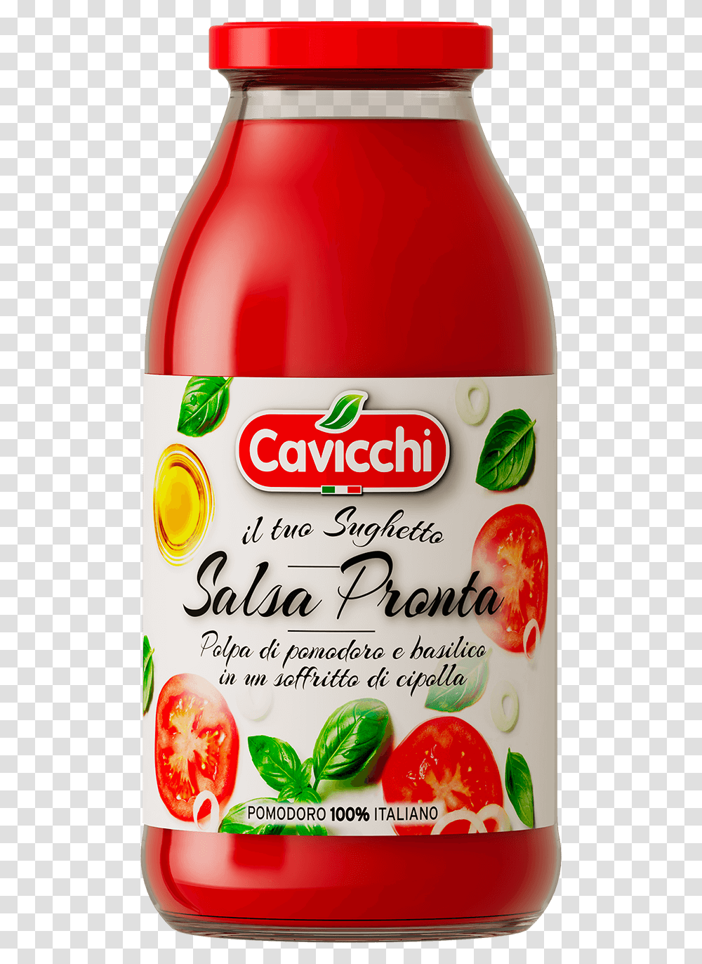 Cavicchi Il Tuo Sughetto, Ketchup, Food, Plant, Seasoning Transparent Png